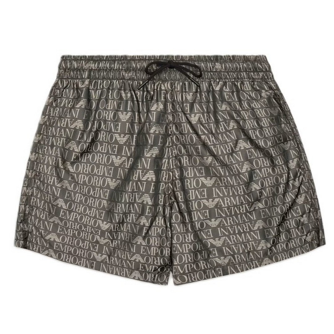 Emporio Armani Beachwear Costume pantaloncino Logo Black/Plaza - EM000583 AF1235