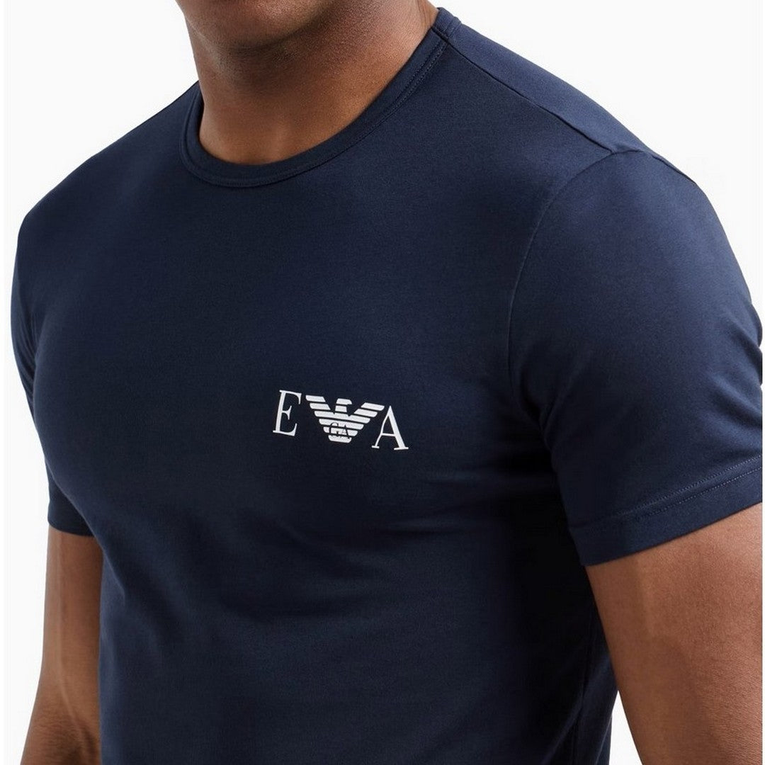 Emporio Armani T-shirt uomo 2pack White/Ar.Blu - EM001849 AF10778 M0081