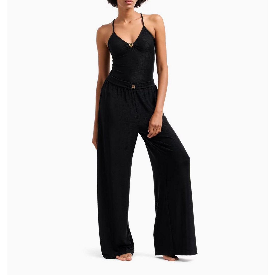 Emporio Armani Beachwear Pantalone donna Black Lurex - EW000594 AF12206 FC043