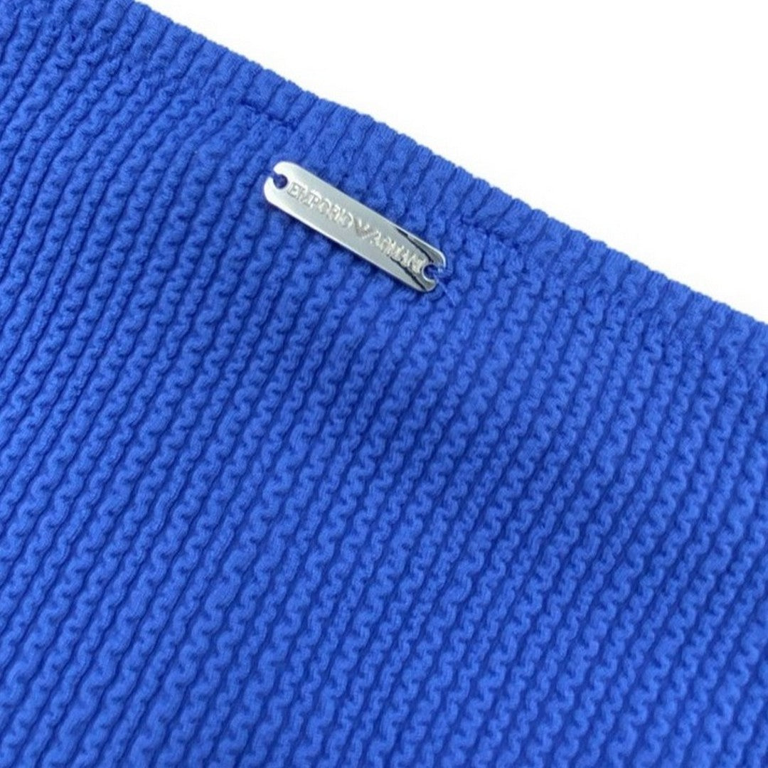 Emporio Armani Beachwear Bikini donna Lapislazzuli Textured-EW000805AF12193FB056