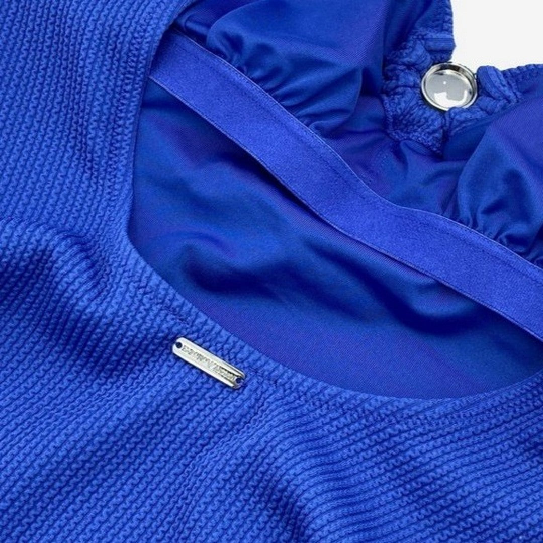 Emporio Armani Beachwear Costume Intero donna Lapislazzuli Texture-EW000808AF121