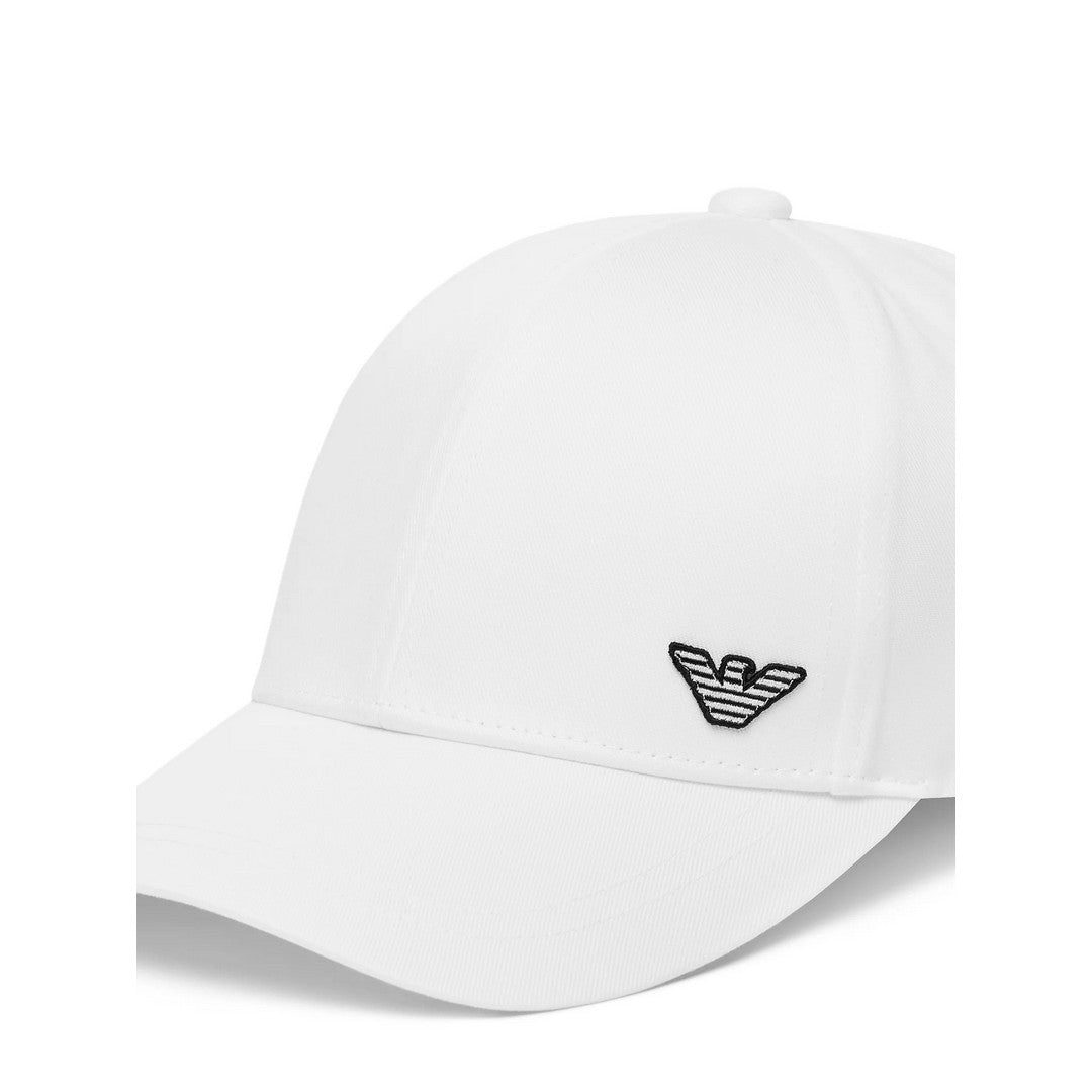 Emporio Armani Beachwear Cappello visiera Off White - EX000004 AF12603 U0011