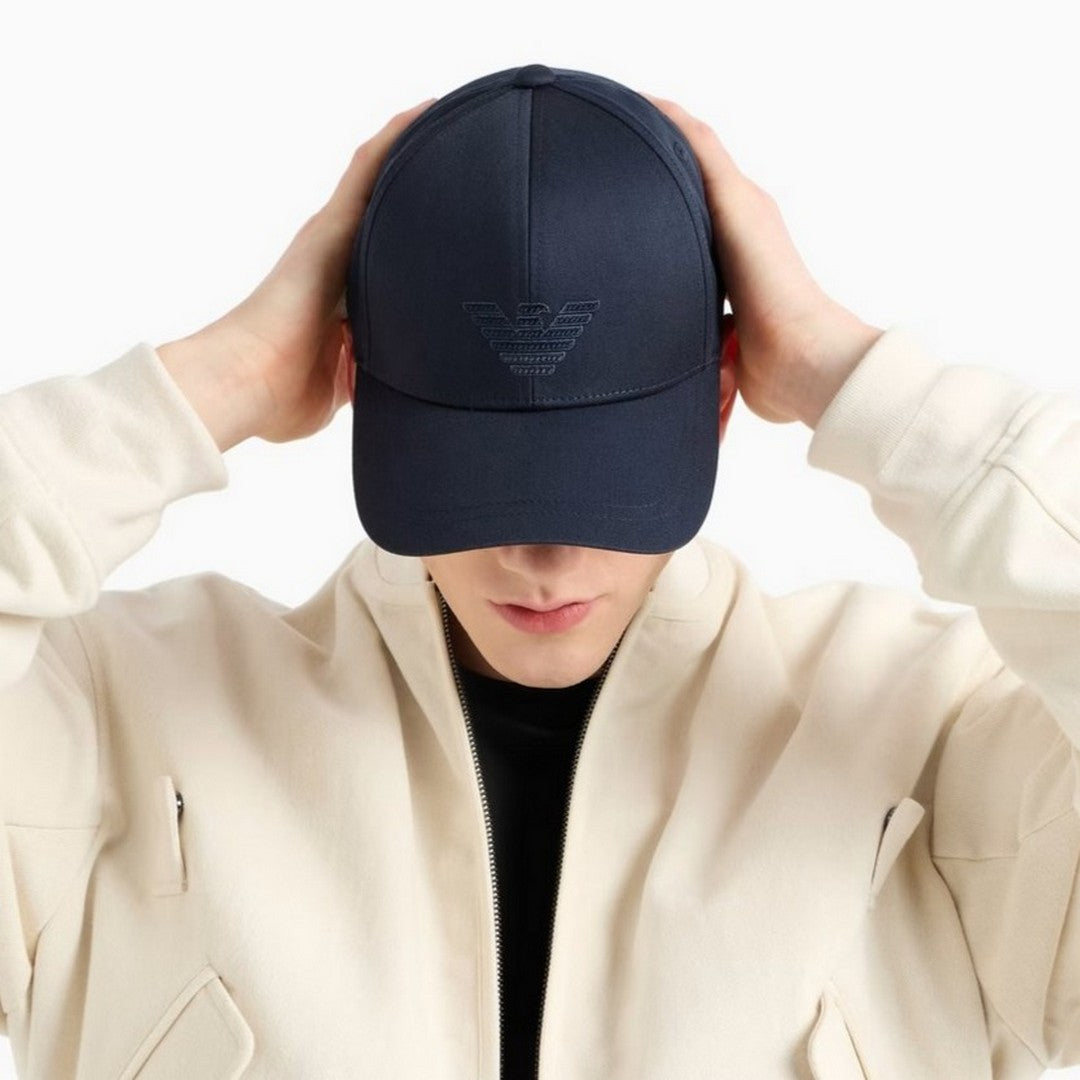 Emporio Armani Beachwear Cappello visiera Blue Armani - EX000005 AF12610 UB102