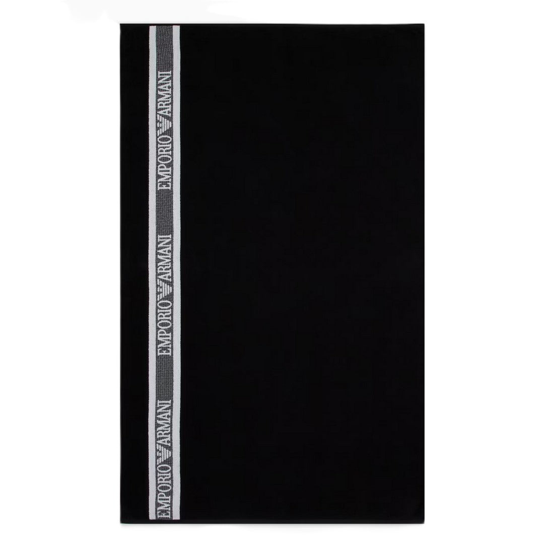 Emporio Armani Beachwear Telo mare Black - EX000018 AF12333 UC001