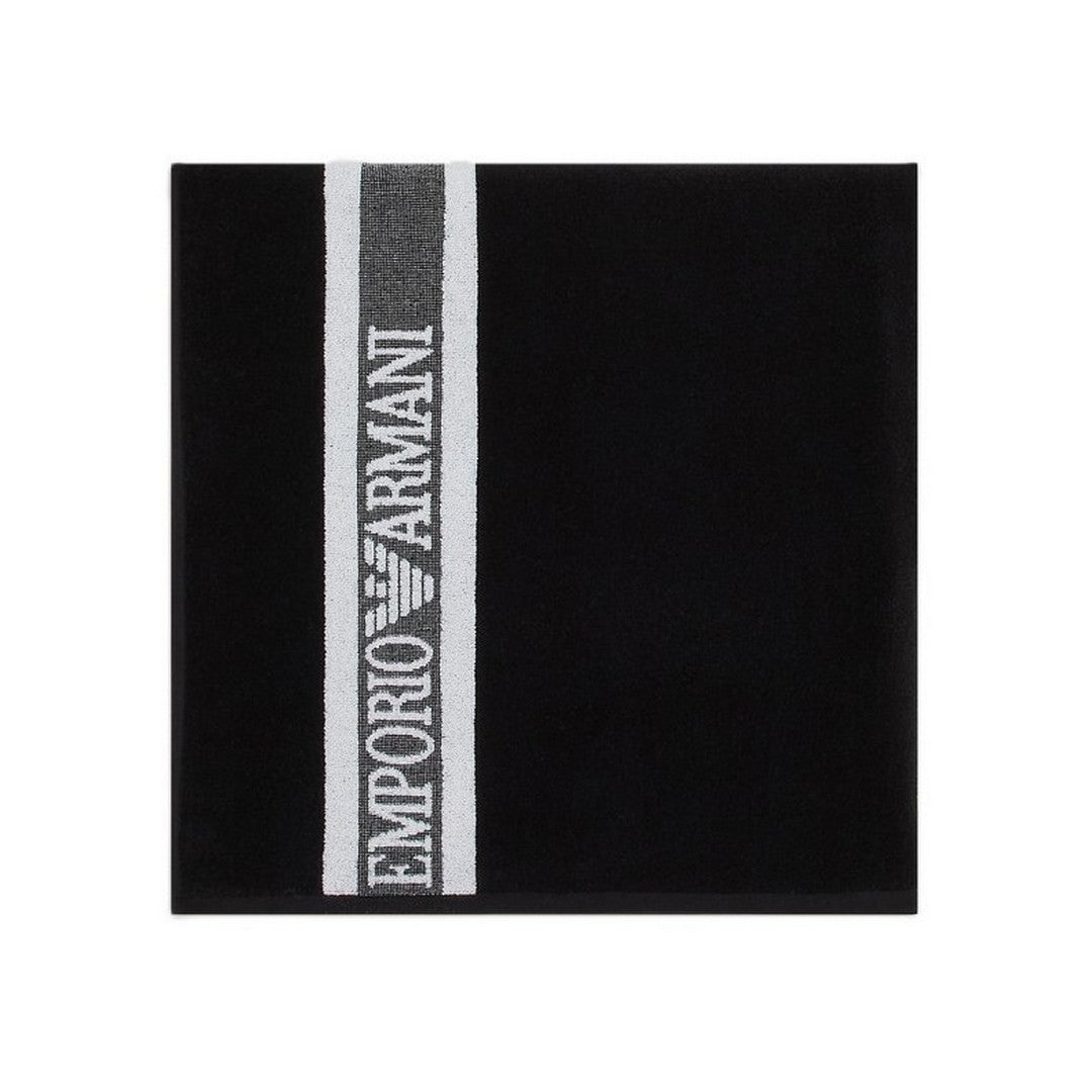 Emporio Armani Beachwear Telo mare Black - EX000018 AF12333 UC001
