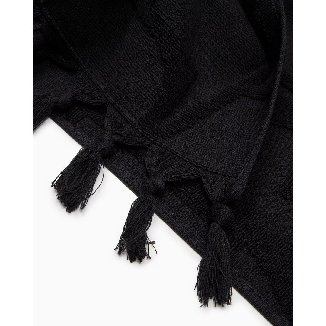 Emporio Armani Beachwear Telo mare Black - EX000022 AF12185 UC001