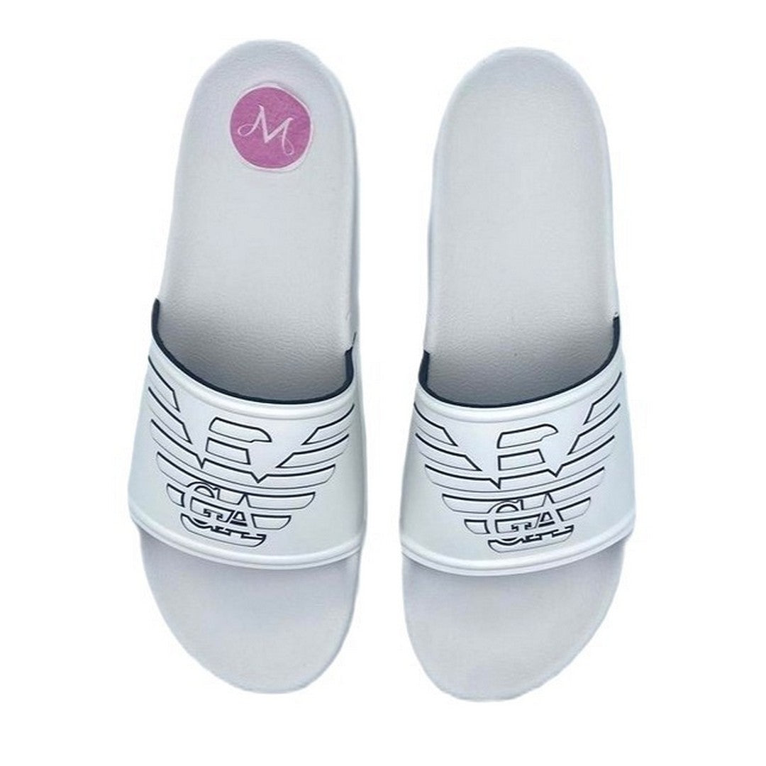 Emporio Armani Beachwear Ciabatte uomo White+Black - XVPS11 XR273 T680