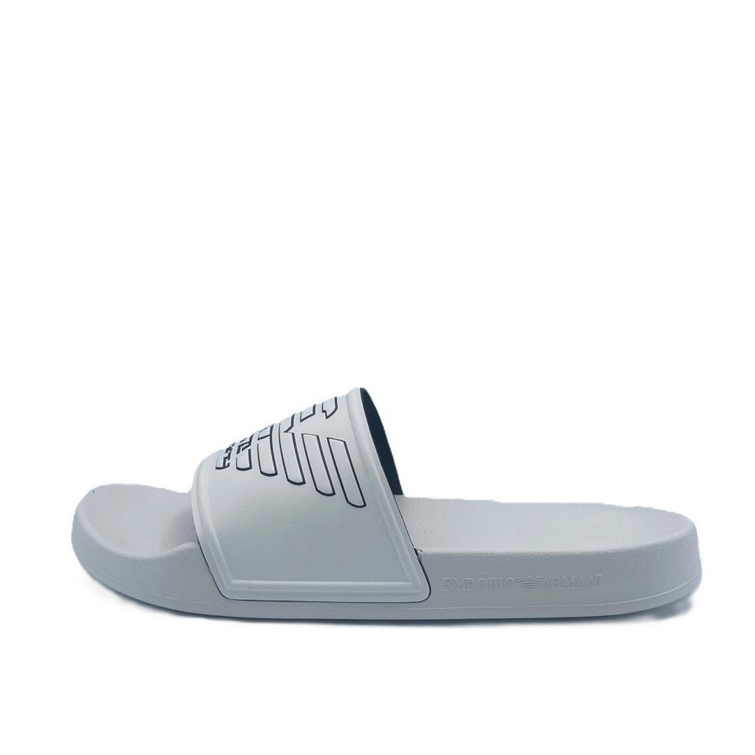 Emporio Armani Beachwear Ciabatte uomo White+Black - XVPS11 XR273 T680