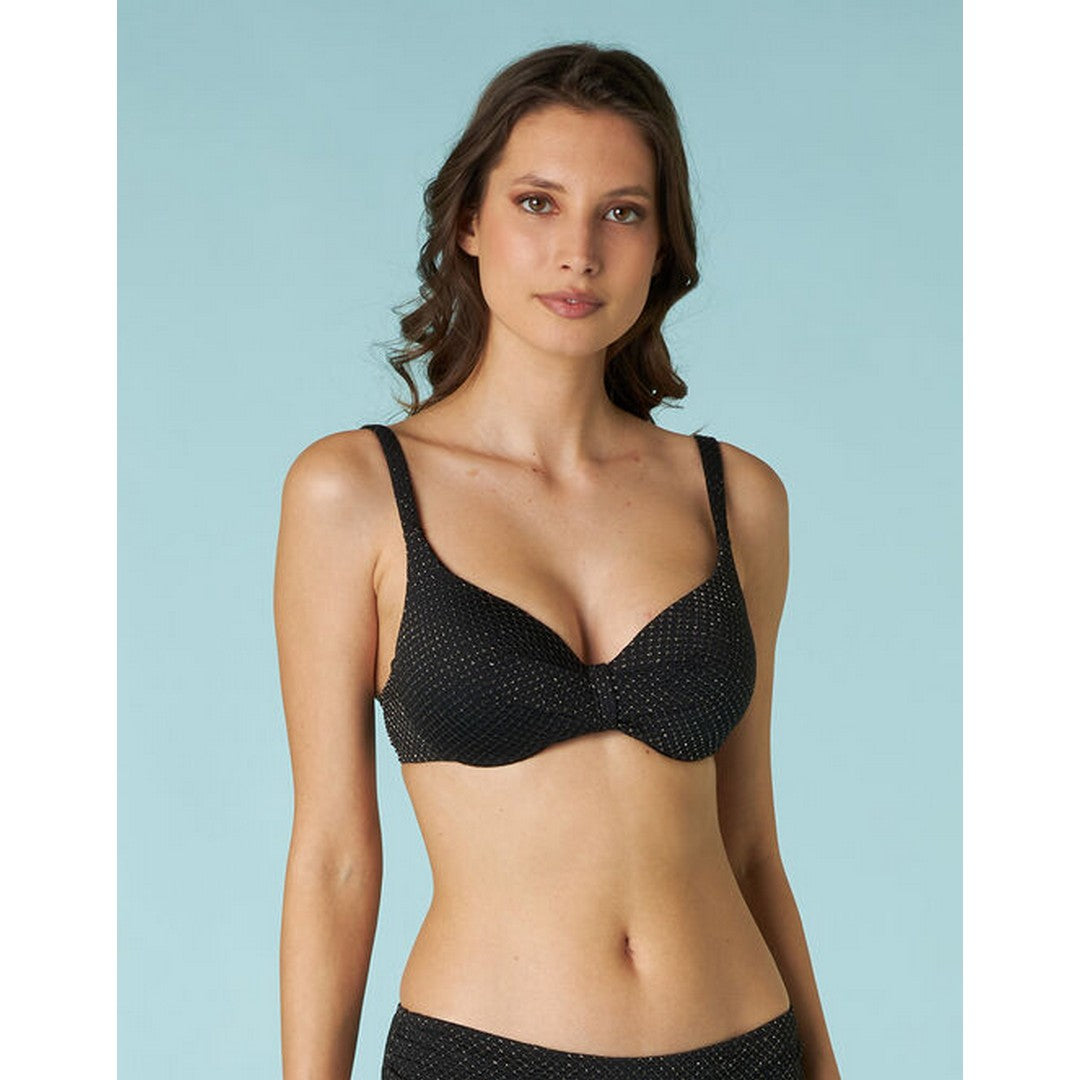 Lovable Beachwear donna Top Bikini Ferro Coppa Invisible Jacquard - 9L0D48 0IK