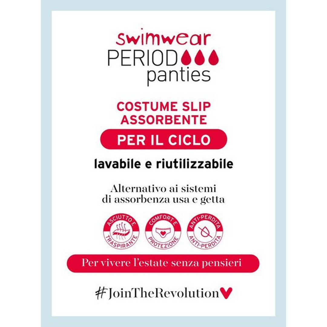 Lovable Beachwear Slip Bikini Flusso Medio Beachwear Period - 9L0D5H 004