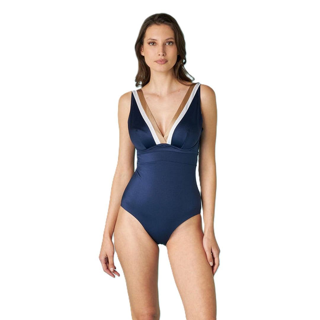 Lovable Beachwear donna Costume Intero Ferretto Shiny Colour Block - 9L0DTB 10Y