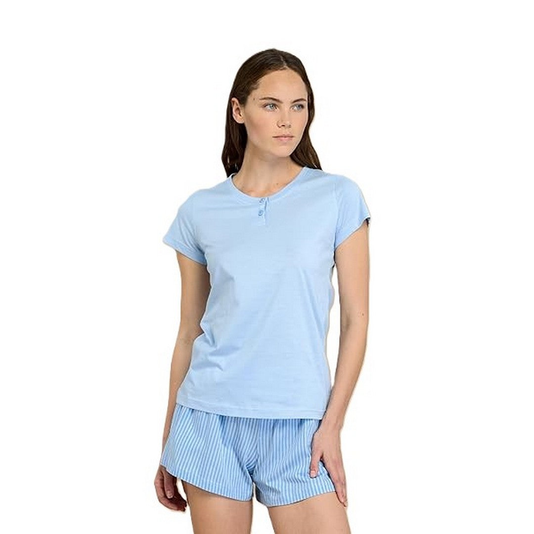 Noidinotte Pigiama Donna Cotone Manica Corta- FA009073PB401