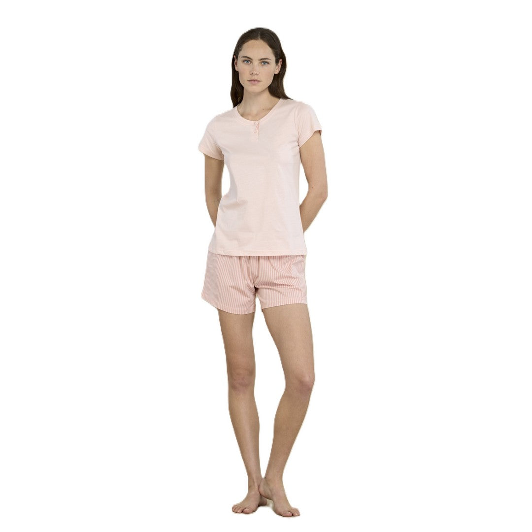 Noidinotte Pigiama Donna Cotone Manica Corta- FA009073PB401