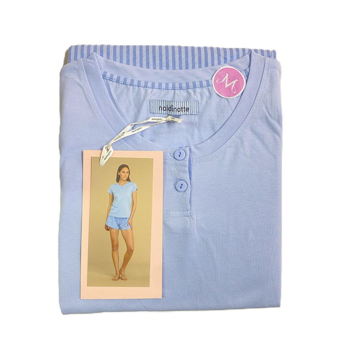Noidinotte Pigiama Donna Cotone Manica Corta- FA009073PB401