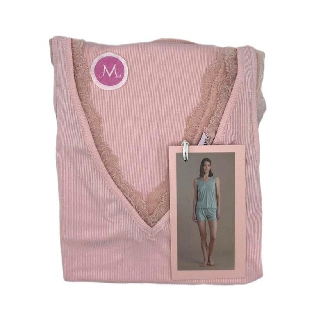 Noidinotte Pigiama Donna Costina Di Viscosa Spalla Larga- FA009143PB401