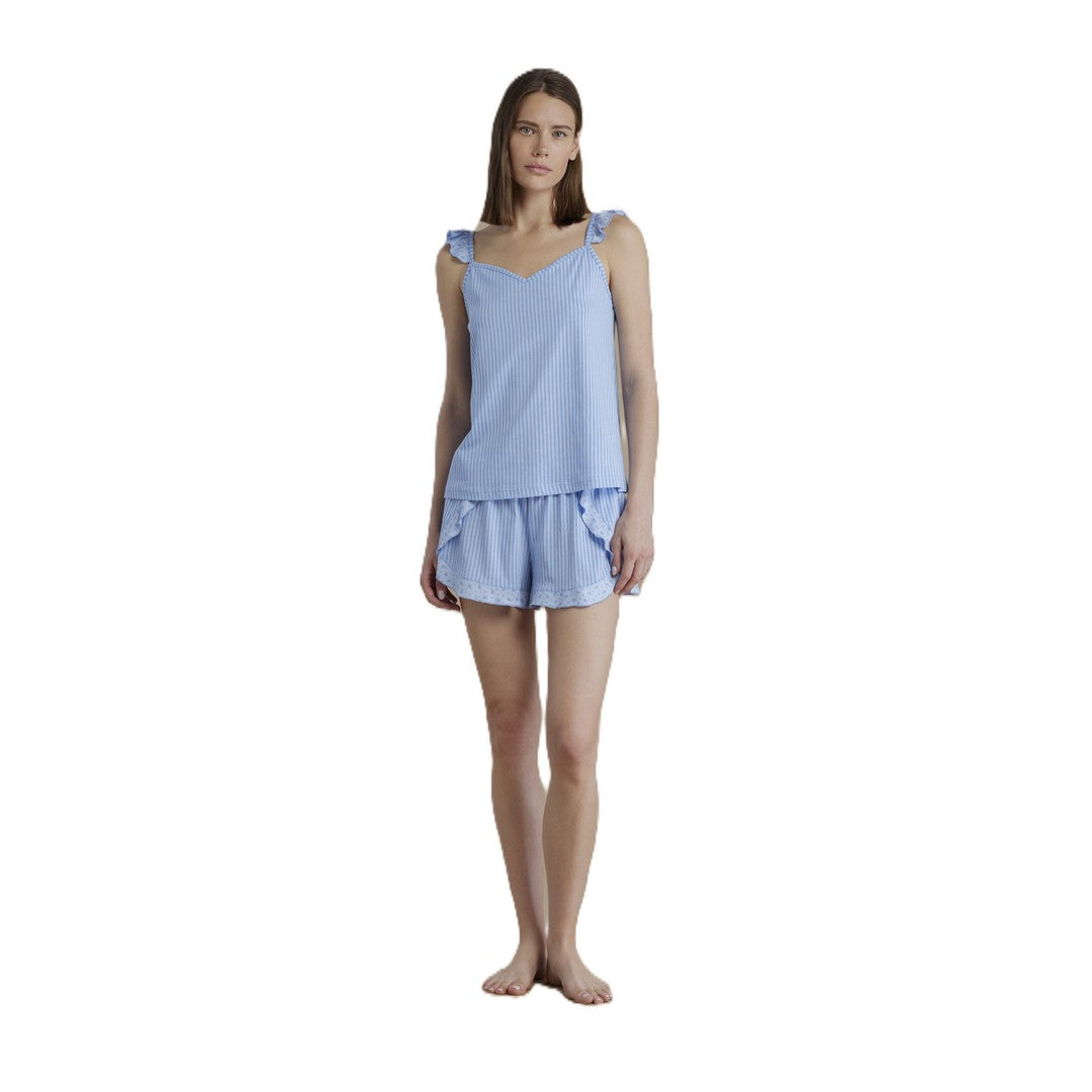 Noidinotte Pigiama Donna Cotone Bretellina- FA009153PB401
