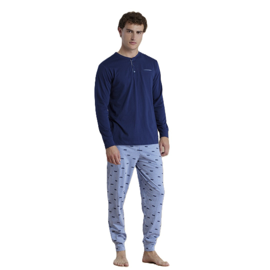 Noidinotte Pigiama Uomo Cotone Manica Lunga - FC003024PB401