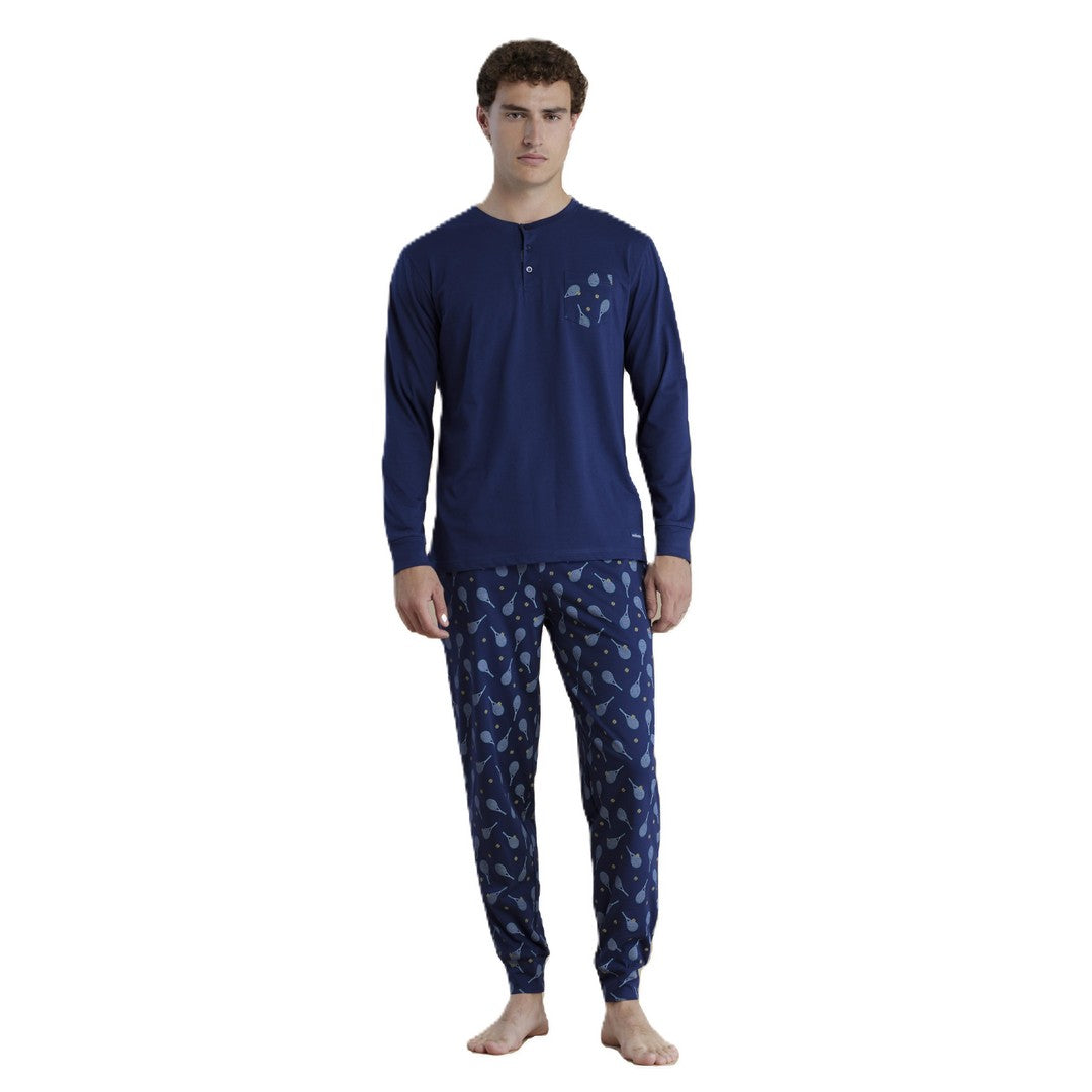 Noidinotte Pigiama Uomo Cotone Manica Lunga - FC003030