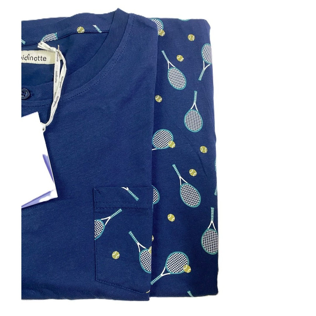 Noidinotte Pigiama Uomo Cotone Manica Lunga - FC003030