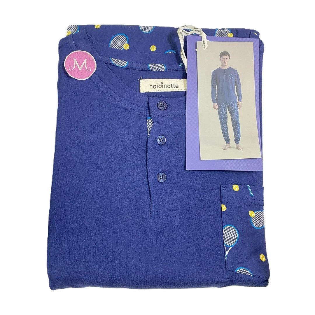 Noidinotte Pigiama Uomo Cotone Manica Lunga - FC003030