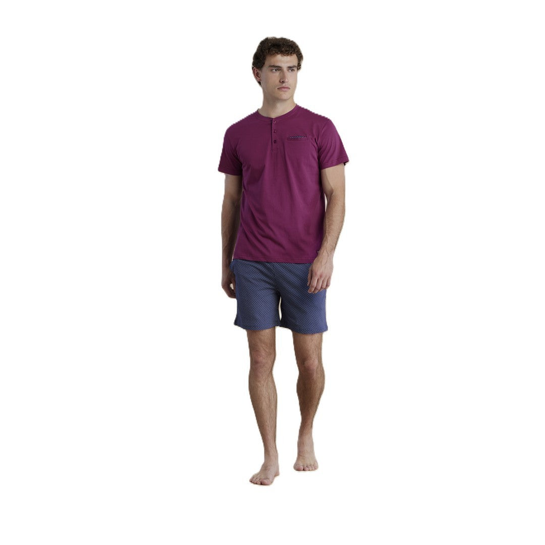Noidinotte Pigiama Uomo Cotone Manica Corta - FC003064PB401