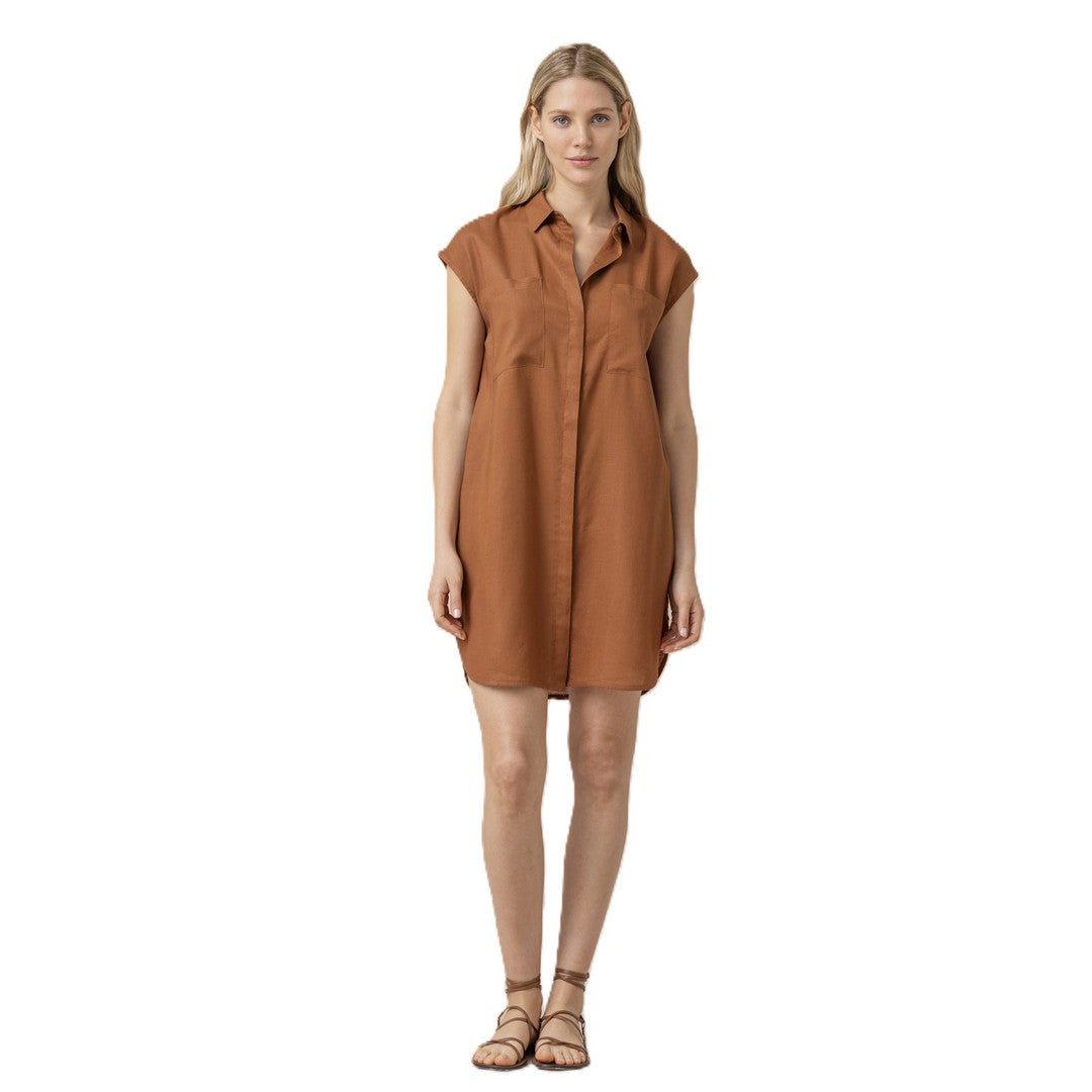 Noidinotte Abito Camicia Donna Manica Scesa Viscosa - LA003283PB401