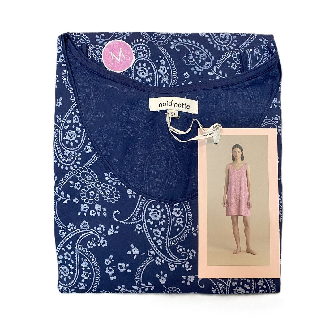 Noidinotte Camicia Da Notte Donna Plus Cotone Spalla Larga- LA003366PB401