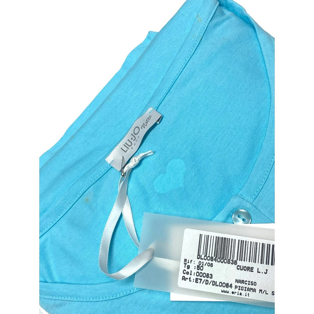 Liu Jo Notte Pigiama Donna Cotone Lungo Narciso (piccole imperfezioni)