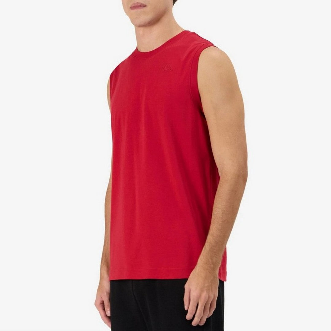 Kappa T-Shirt Uomo Logo Korpo Cadwal smanicata in Cotone Sportiva - 303HZB0 A1U