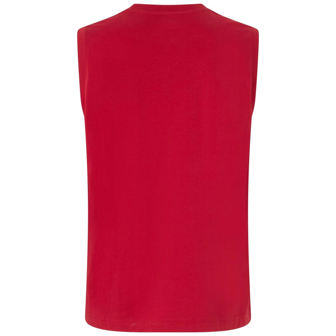 Kappa T-Shirt Uomo Logo Korpo Cadwal smanicata in Cotone Sportiva - 303HZB0 A1U