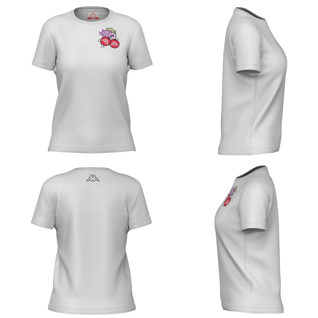 Kappa T-Shirt sportiva Donna Logo Gertu - 351U8NW 001