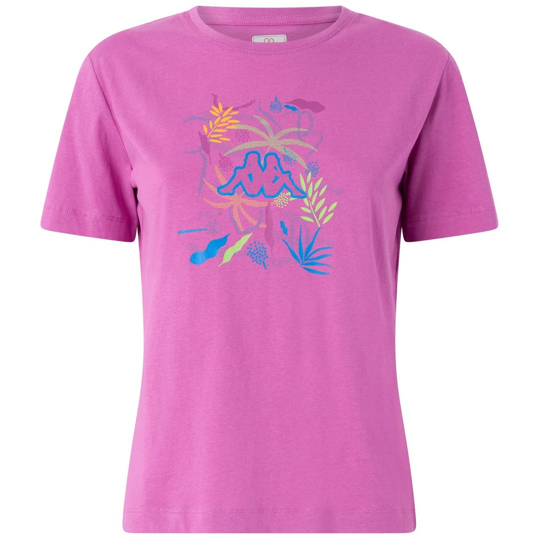 Kappa T-Shirt Donna Logo Gamino - 371V21W XLK