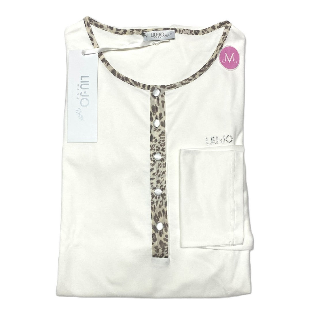 Liu Jo Notte camicia da notte cotone manica lung(piccole imperfezioni)