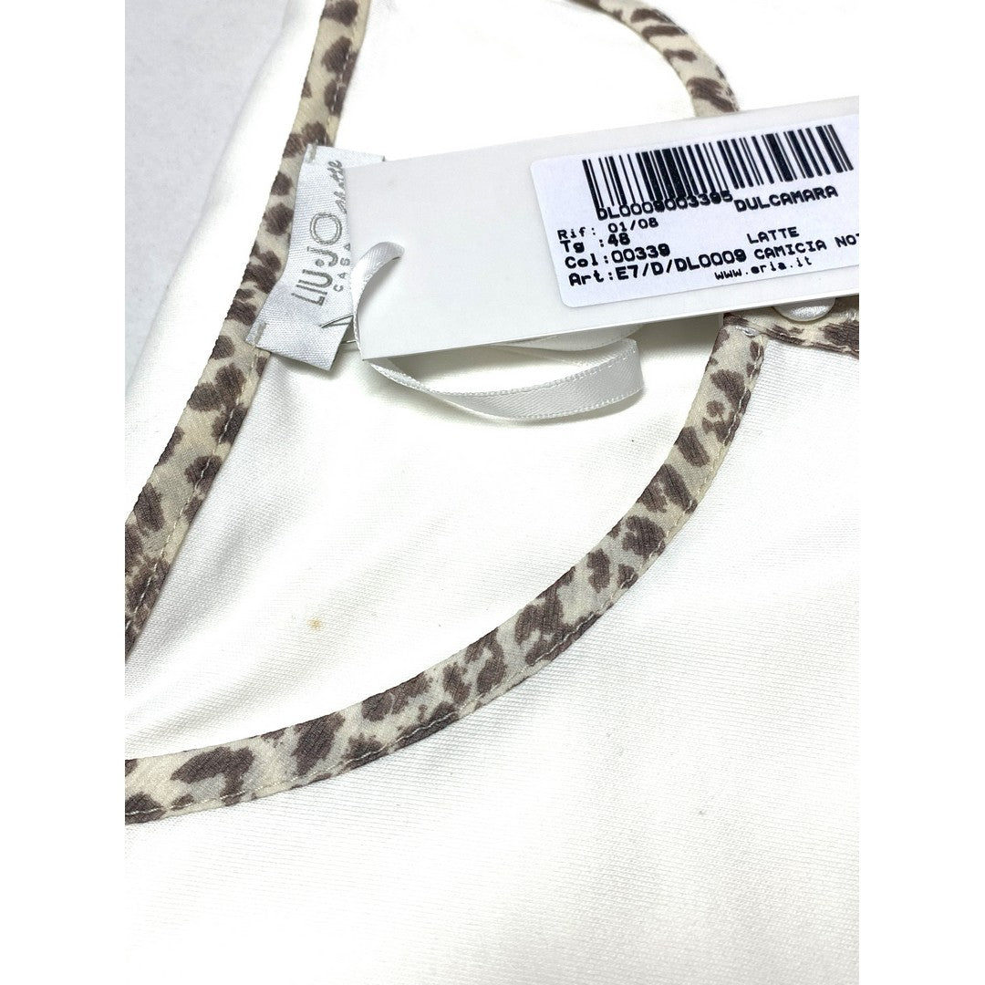 Liu Jo Notte camicia da notte cotone manica lung(piccole imperfezioni)