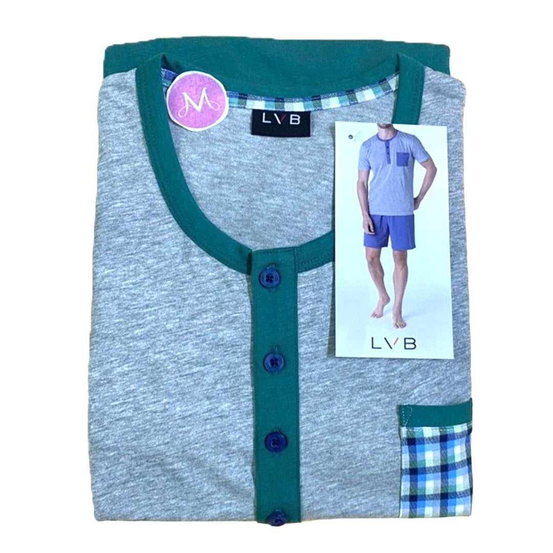 Lovable Pigiama Corto Serafino Jersey Uomo - 9L0D6L CP026