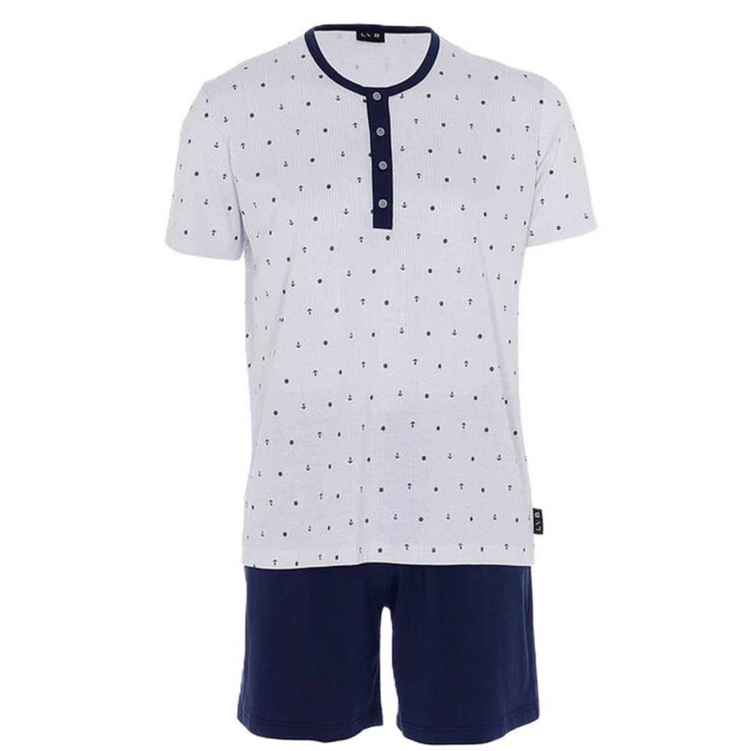 Lovable Pigiama Corto Serafino Jersey Uomo - 9L0D6L CP11P
