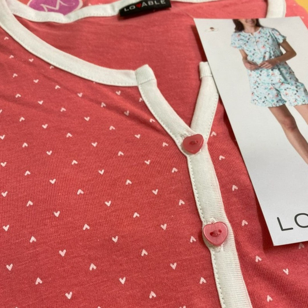 Lovable Pigiama Serafino Mc Gc Jersey Donna - 9L0DSM CP10R