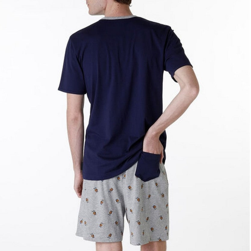 Lovable Pigiama Mc Gc Scollo Tondo Jersey Uomo - 9L0DW5 CP127