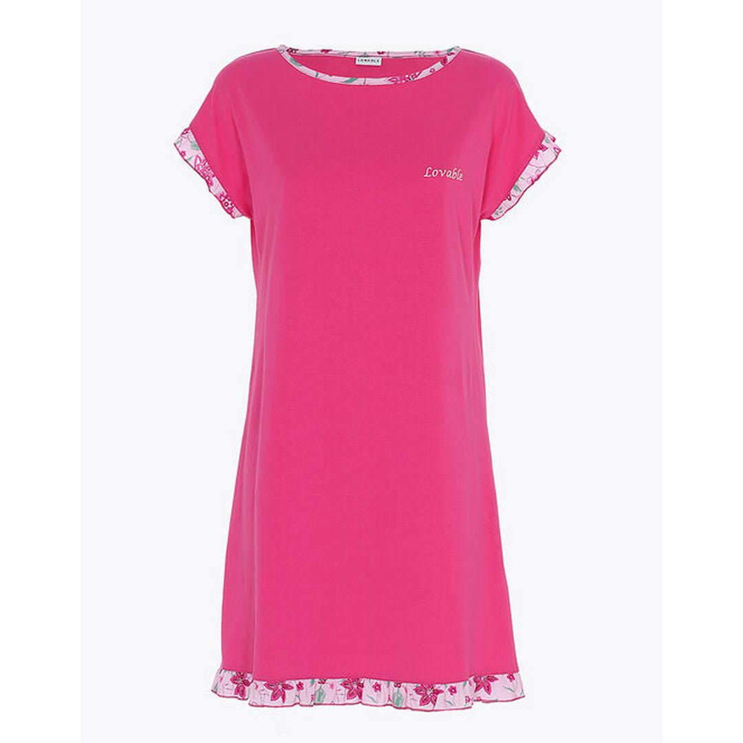 Lovable Camicia Da Notte Mc Scollo Tondo Donna - 9L0DWL CP053
