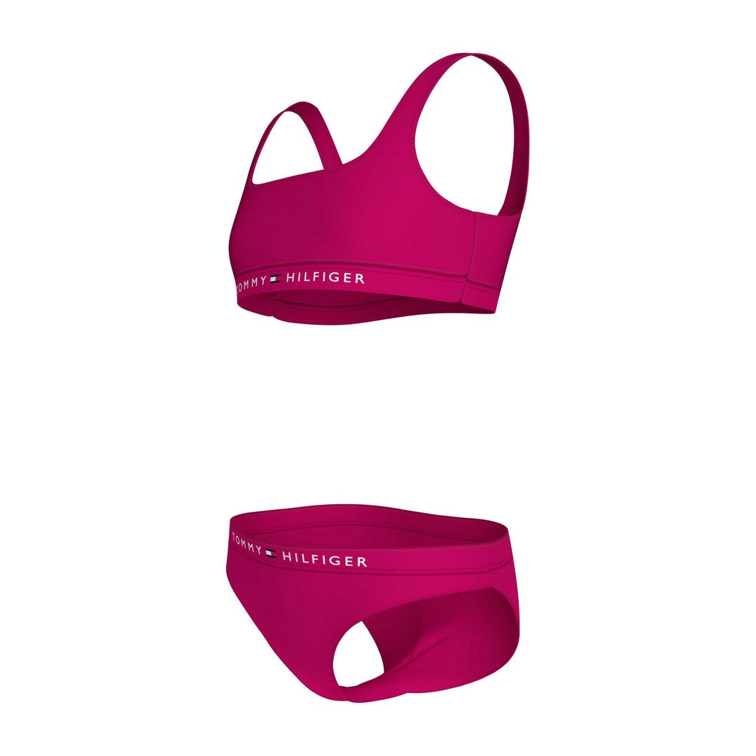 Tommy Hilfiger Bikini Bambina Vivaciuos Pink - UG0UG00816-TLI