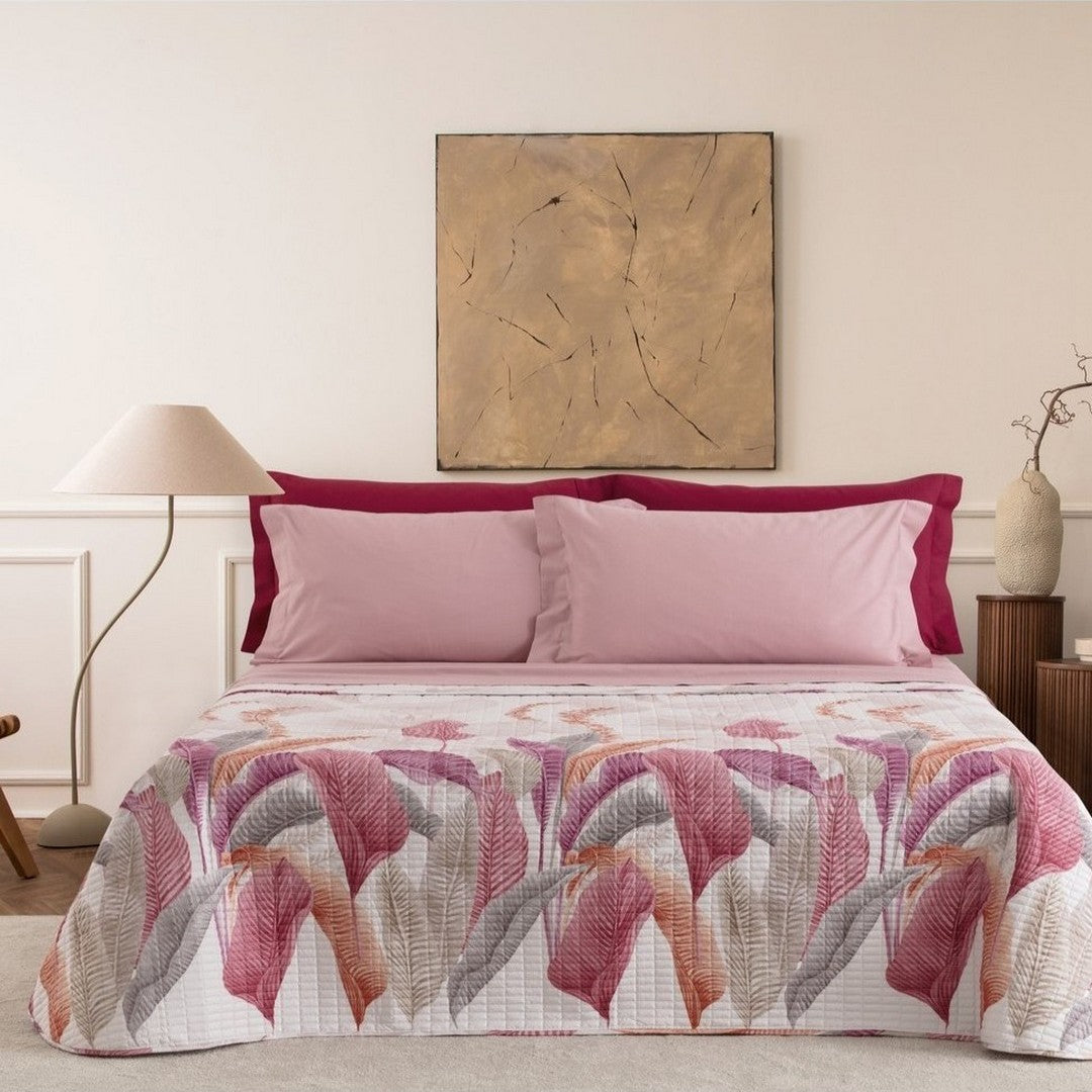 Linea Oro Nida Quilt Matrimoniale Stampa foliage
