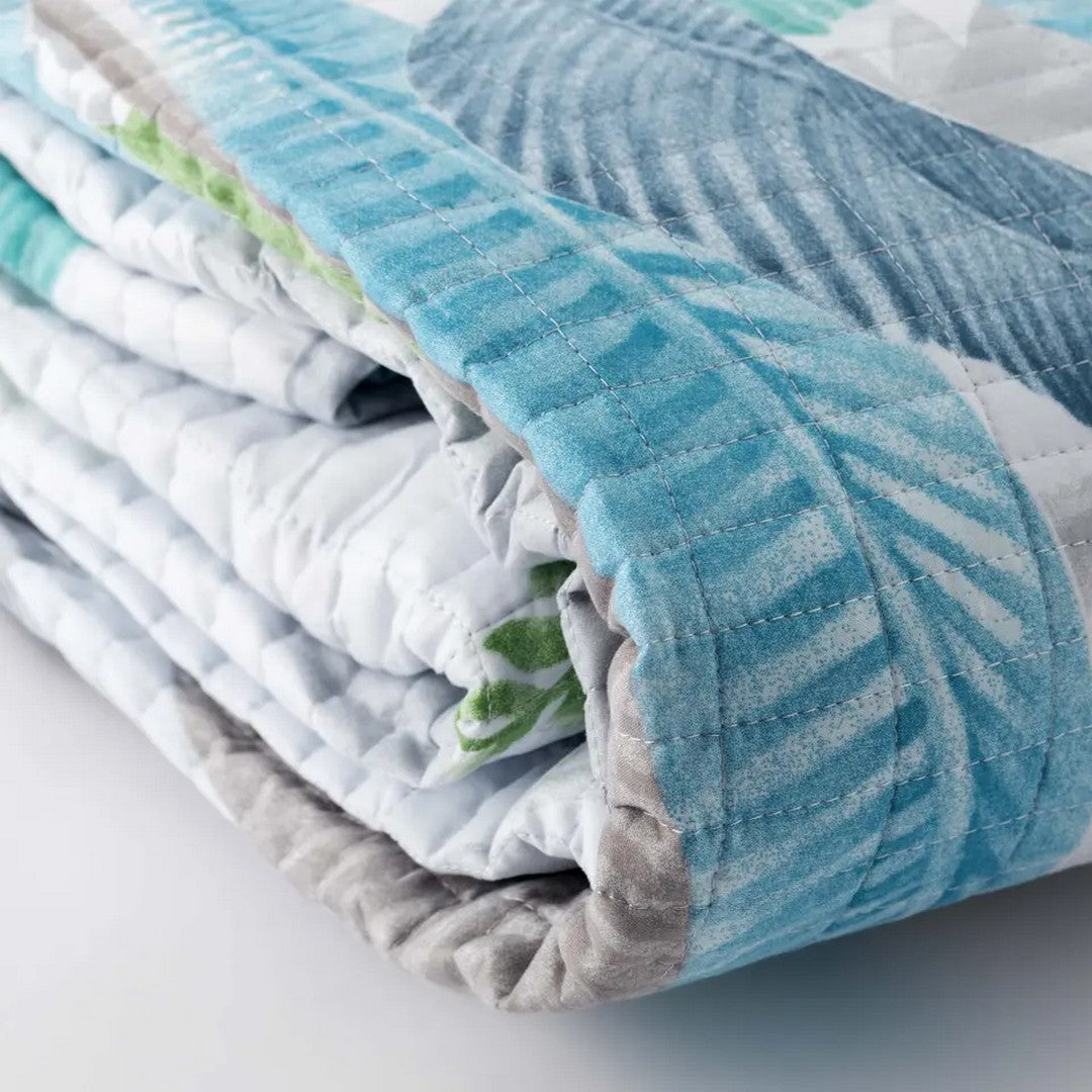 Linea Oro Nida Quilt Matrimoniale Stampa foliage