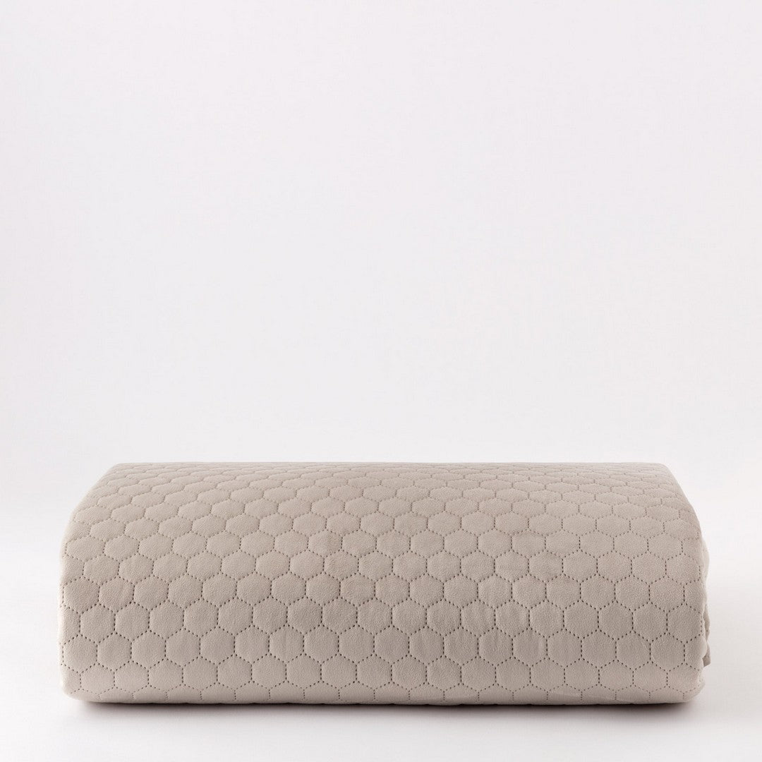 Linea Oro Exagon Quilt Velluto Tinta Unita