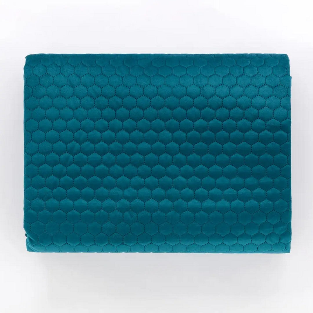 Linea Oro Exagon Quilt Velluto Tinta Unita