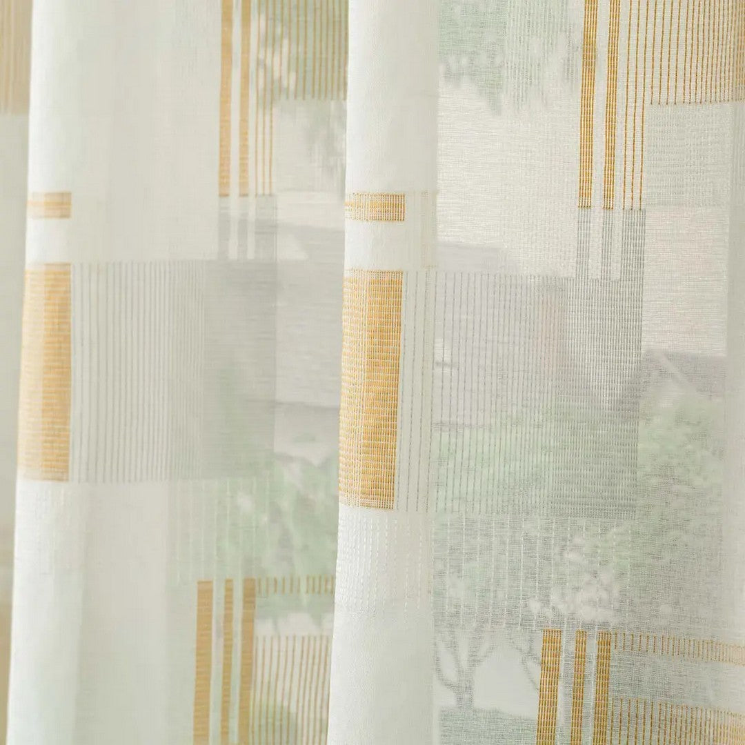 Linea Oro Varsavia Pannello Tenda Jacquard C/Borchie