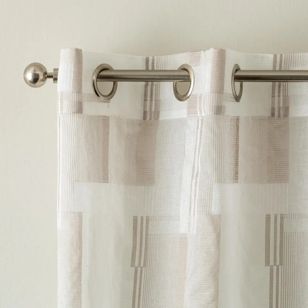 Linea Oro Varsavia Pannello Tenda Jacquard C/Borchie