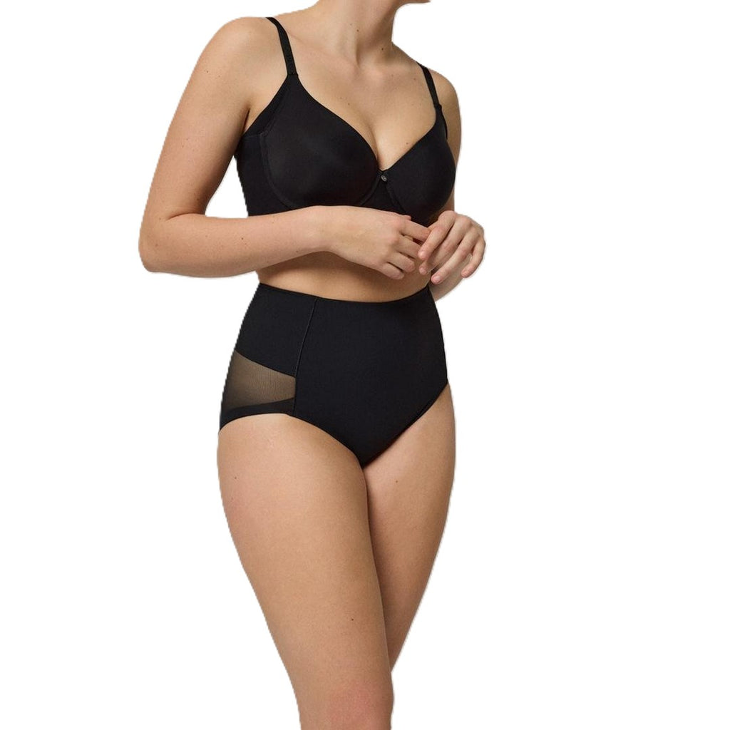 Ysabel Mora Mutandina Modellante A Vita Alta In Cotone - Compressione Media, Color Carne (Taglia L), 86% Cotone 14% Elastan