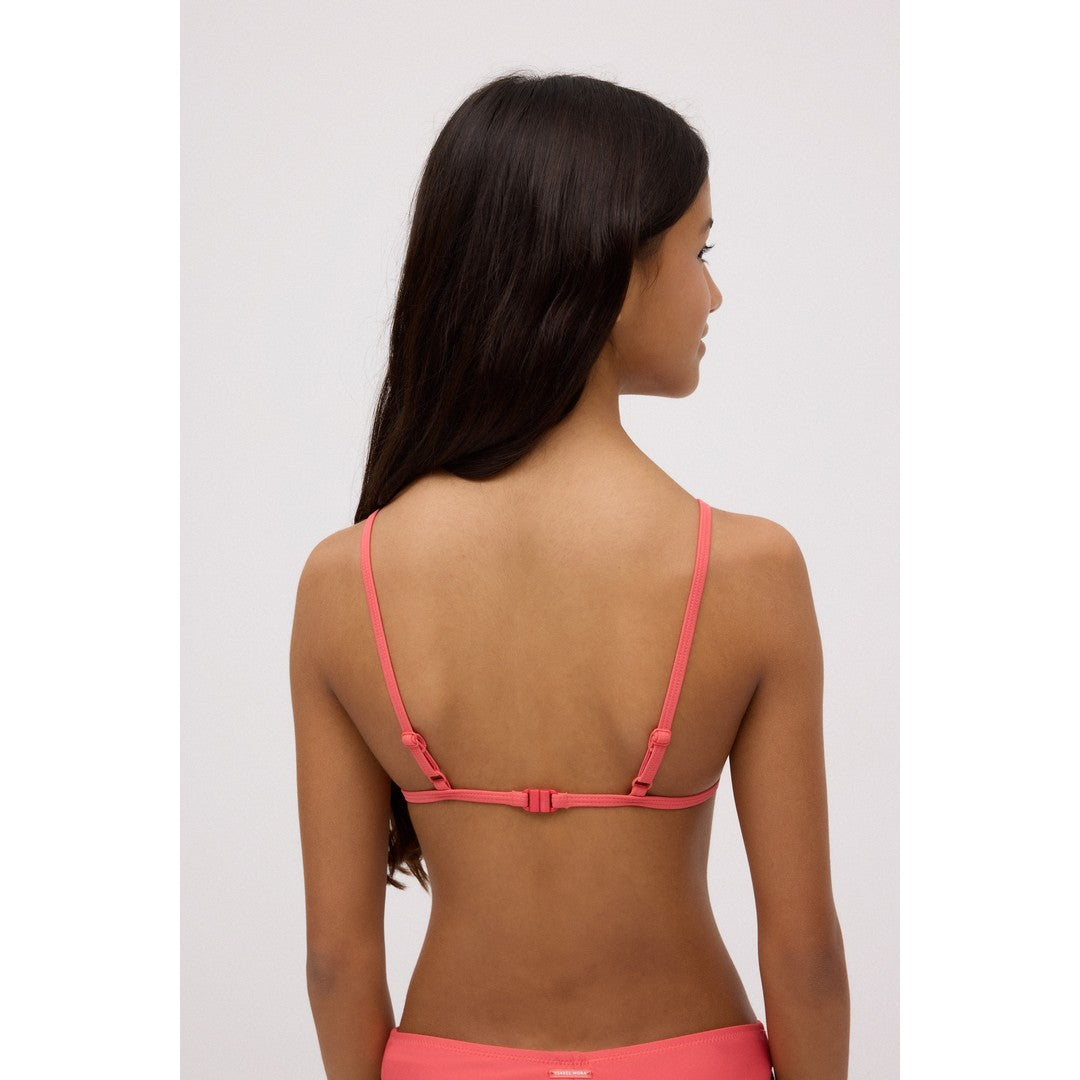 Ysabel Mora Beachwear Top Bikini Tinta Unita Bambina - 82810