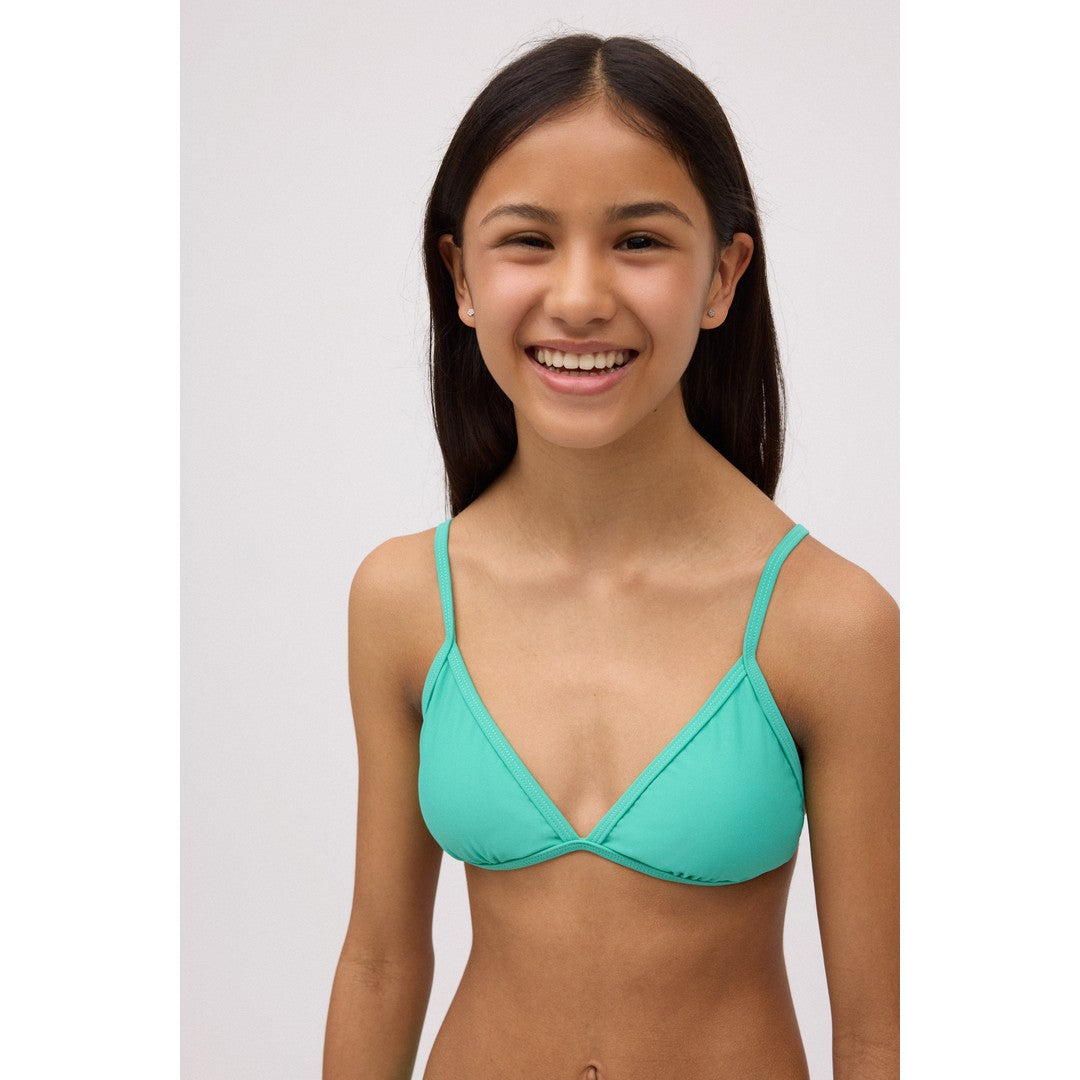 Ysabel Mora Beachwear Top Bikini Tinta Unita Bambina - 82810