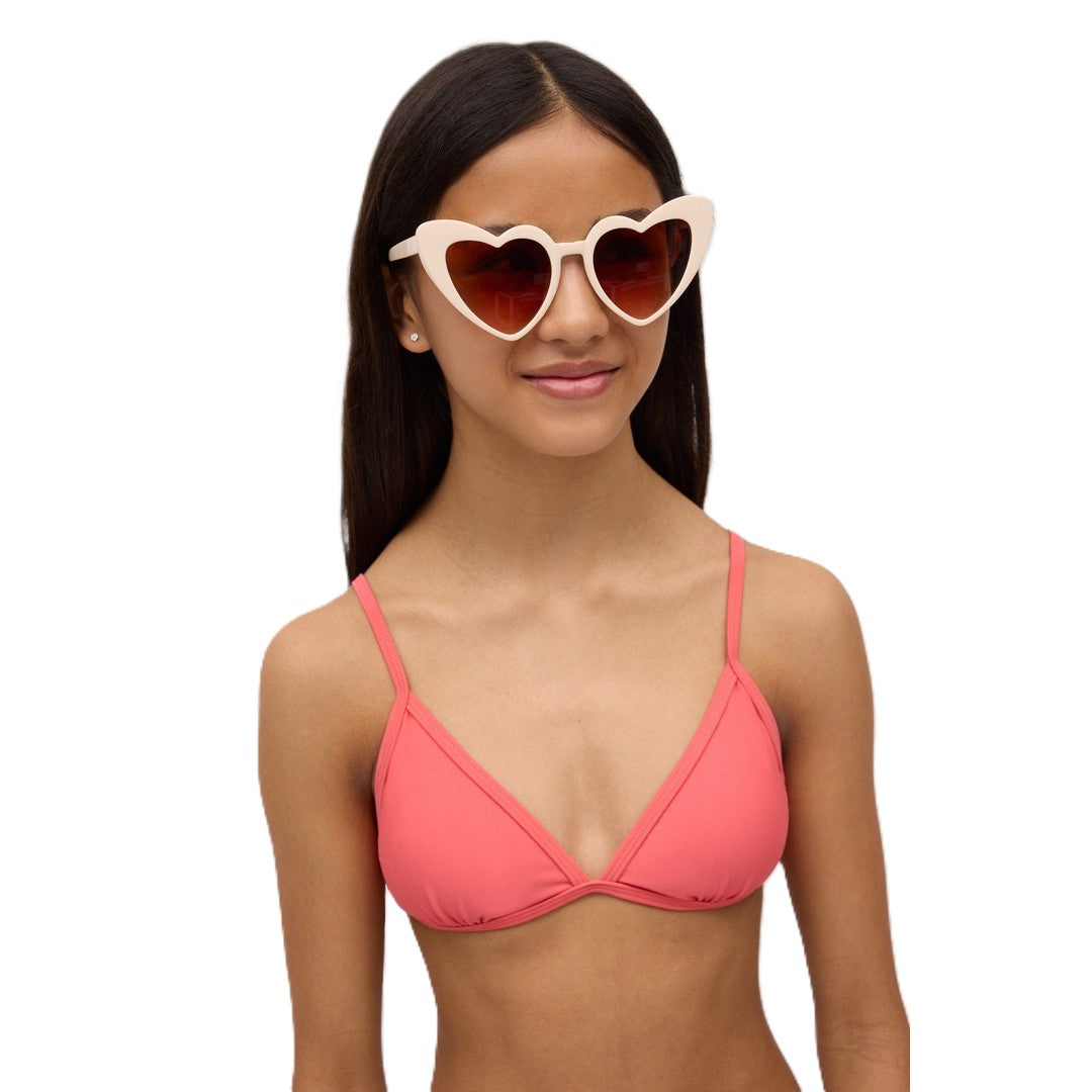 Ysabel Mora Beachwear Top Bikini Tinta Unita Bambina - 82810